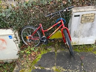 vélo rouge